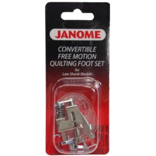 Janome Convertible Free Motion Quilting Foot Set - Low Shank